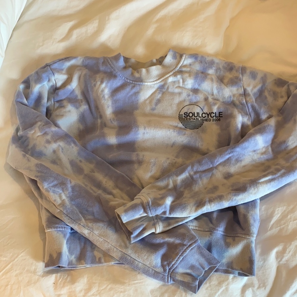Soulcycle tie dye sweatshirt